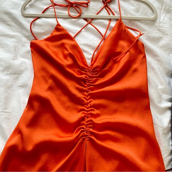 Sandro V-neck MIDI Dress size 40 - Picture 7 of 10